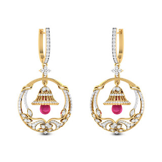 Hoop Jhumkas - Zaamor Diamonds