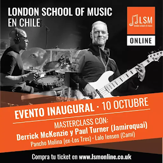 Escuela de música festejará llegada a Chile con Masterclass online junto a músicos de Jamiroquai