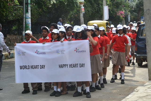 Student Walkathon and Student Heart Formation on World Heart Day