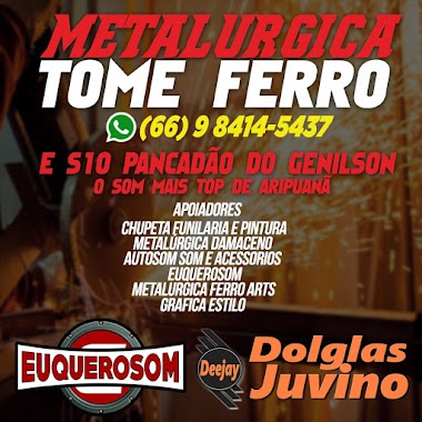 CD METALURGICA TOME FERRO E S-10 PANCADÃO DO GENILSON VOL 01 - DJ DOLGLAS JUVINO TOCA DEEJOTA