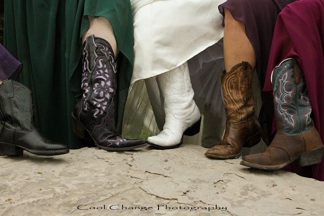 Brides and Bridesmaids boots