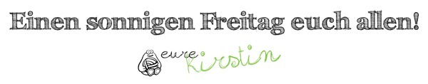 Einen sonnigen Freitag euch allen