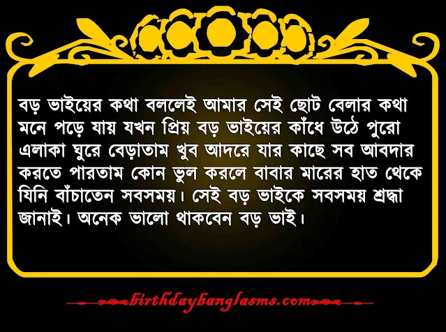 ভালোবাসার আরেক নাম বড় ভাই