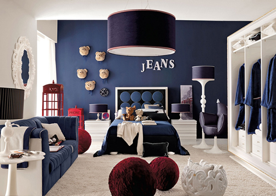 Boy & Girls Modern Bedroom Design - Home Interior House Interior