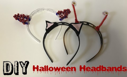 LAST MINUTE Halloween Headbands DIY! 