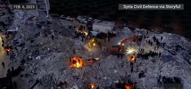 Turkey Earth Quake Aerial View