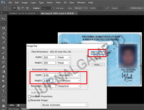 Cara Setting Ukuran Print KTP di Photoshop dan Microsoft ...