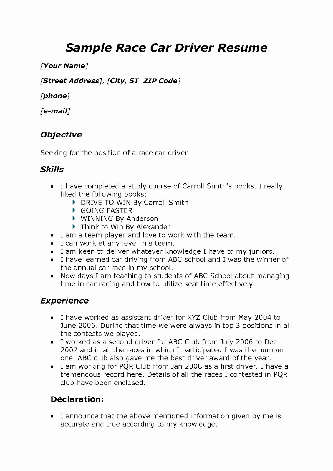 truck driver resume objective , truck driver resume objective statement 2019 , truck driver resume samples 2020, truck driver resume template word, truck driver resume template australia, cdl truck driver resume objective, dump truck driver resume objective tow truck driver resume objective entry level truck driver resume