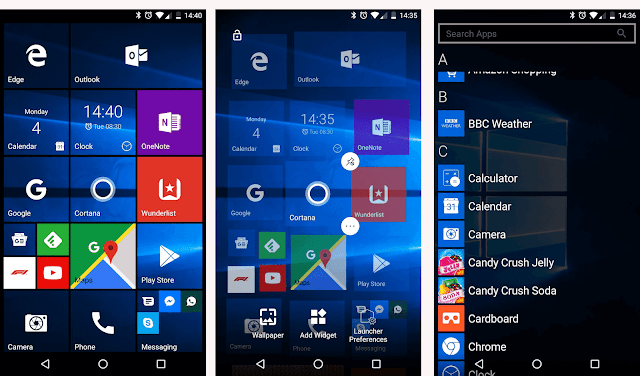 launcher windows 10