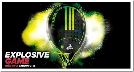 La pala más explosiva de ADIDAS Pádel: ADIPOWER CARBON CTRL 2016.