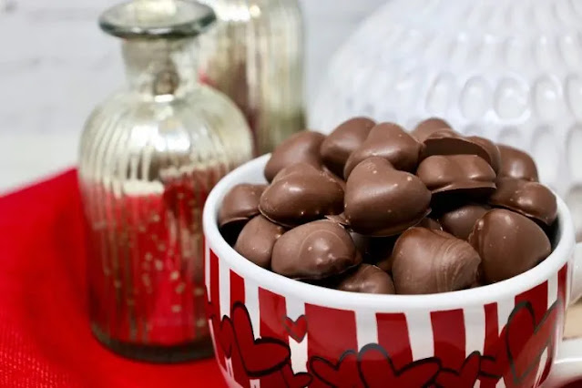 Chocolate Covered Cherry Hearts