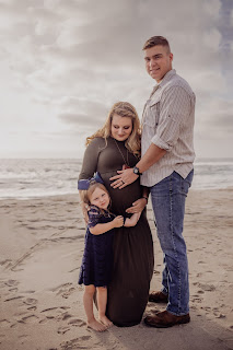 Family maternity photo session at Windansea Beach, La Jolla, CA with Morning Owl Fine Art Photography San Diego CA. 