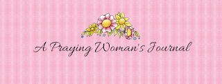 A Praying Woman's Journal Facebook Cover page, Pink with Flowers