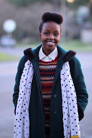 Ifrah Ahmed Madison Valley Polka Dot Scarf Doc Marten Seattle Street Style It's My Darlin'