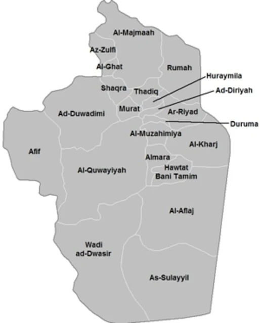 Population wise Riyadh is the largest City in Kingdom, Know the Governorates of Riyadh region - Saudi-Expatriates.com