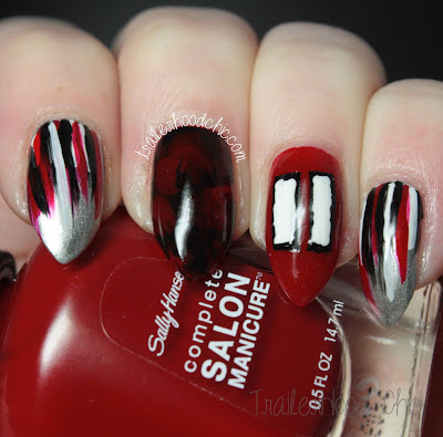 super bowl 51 atlanta falcons julio jones nail art