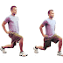 تمرين اللونجس lunges لتقويه عضلات الرجل الخلفيه