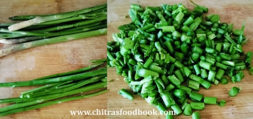 asparagus poriyal