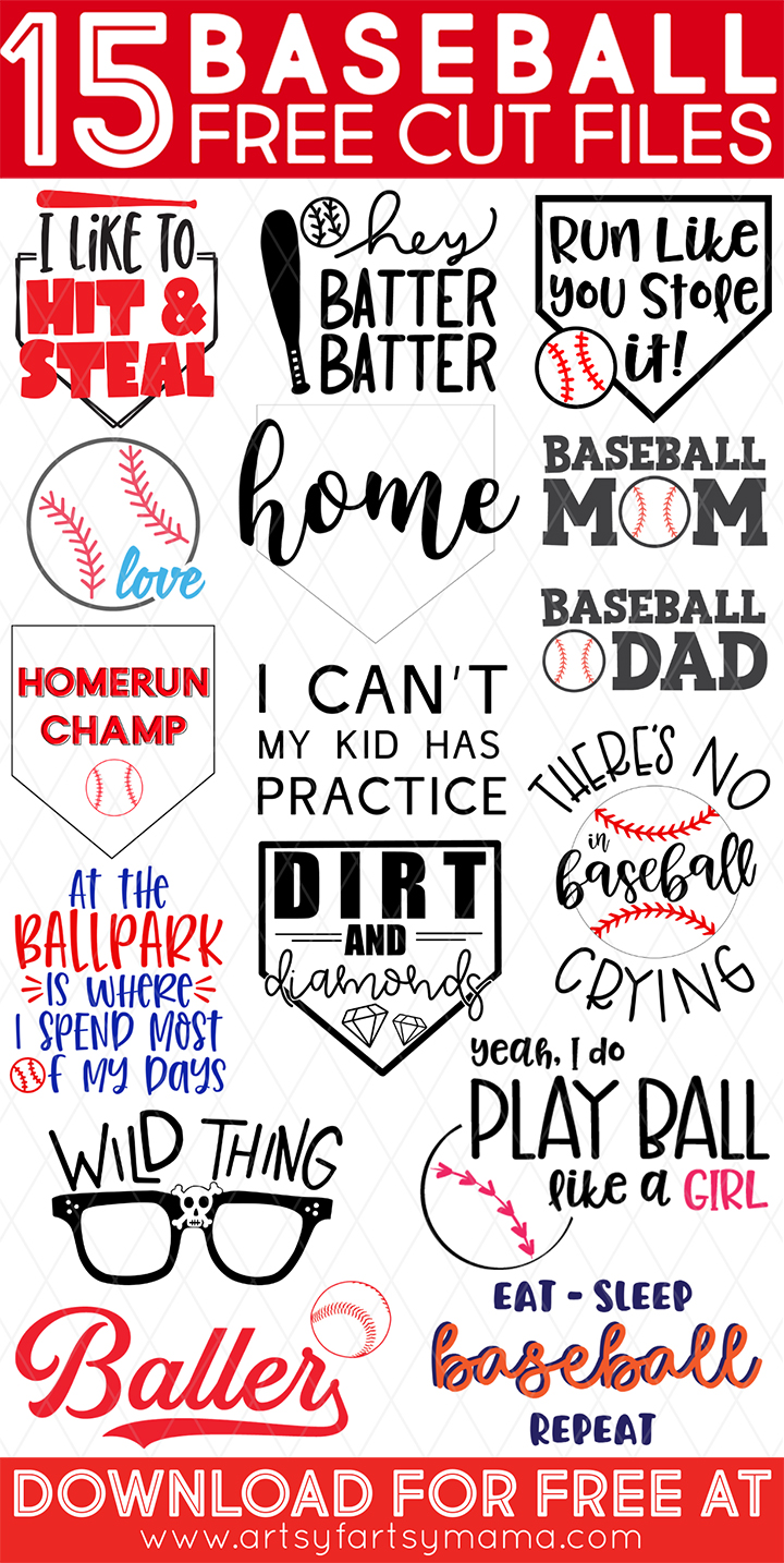 Download Hit & Steal Shirt with 15 Free Baseball Cut Files | artsy ...