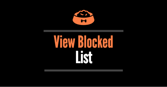 View Your Blocked List On Facebook 