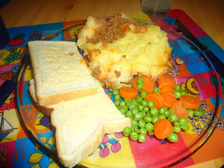 Sheppard's Pie or Cottage Pie depending on what Mince Daddy uses.