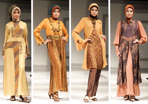 Model Busana Muslim Modern Terbaru batik