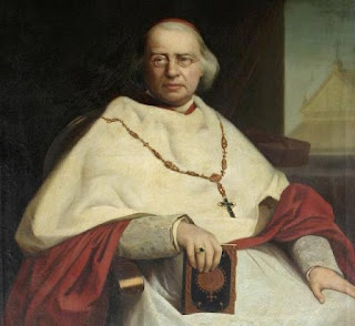 19th century oil painting of Cardinal Nicholas Wiseman