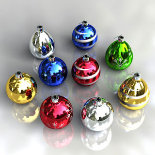 Colorful Christmas Balls Wallpapers