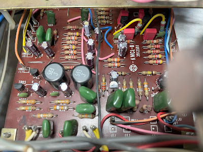 Realistic STA-120B_Tone Amplifier Board_after servicing