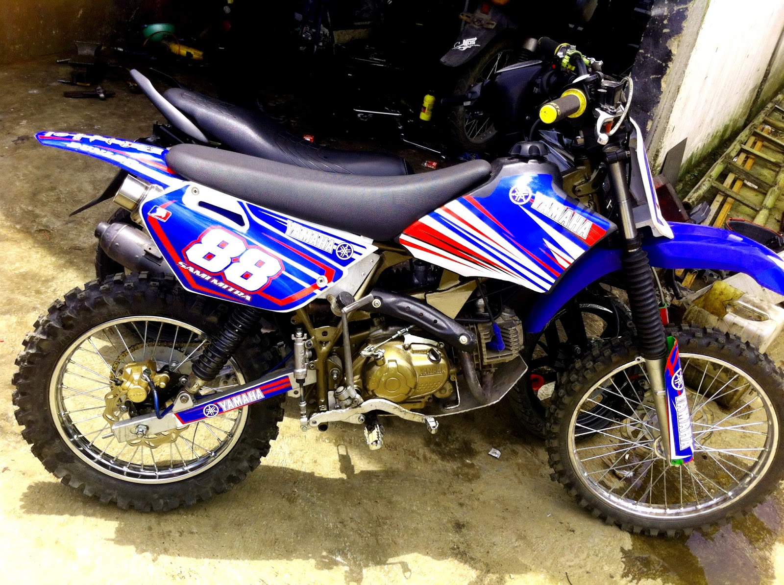 modif motor bebek jadi grasstrack 