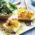 Lemon crumbed fish with fennel, parsley and caper salad recipe