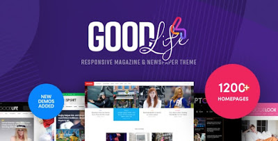 Free Download GoodLife v4.2.2.2 – Responsive Magazine Theme