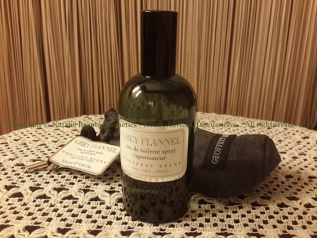 GREY FLANNEL by GEOFFREY BEENE PERSONAL PERFUME REVIEW AND PHOTOS OF NATALIE BEAUTE