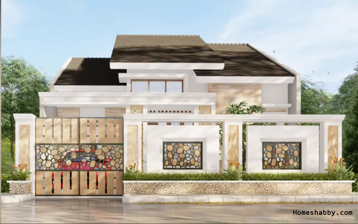 Denah Dan Desain Rumah Ukuran 9 X 9 M Dengan 4 Kamar Tidur Yang Elegant Memberikan Kenyamanan Untuk Keluarga Homeshabbycom Design Home Plans