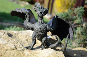 Modeline clay dragon inspired by Game of Thrones