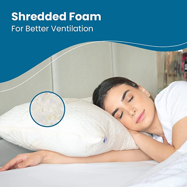 bamboo pillow memory foam