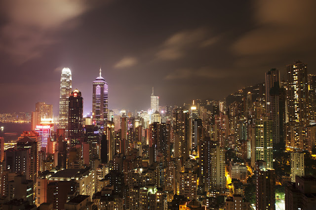 Kaupunki tapetti Hongkong Valokuvatapetti maisematapetti 