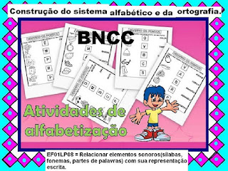 Atividades de alfabetização,BNCC