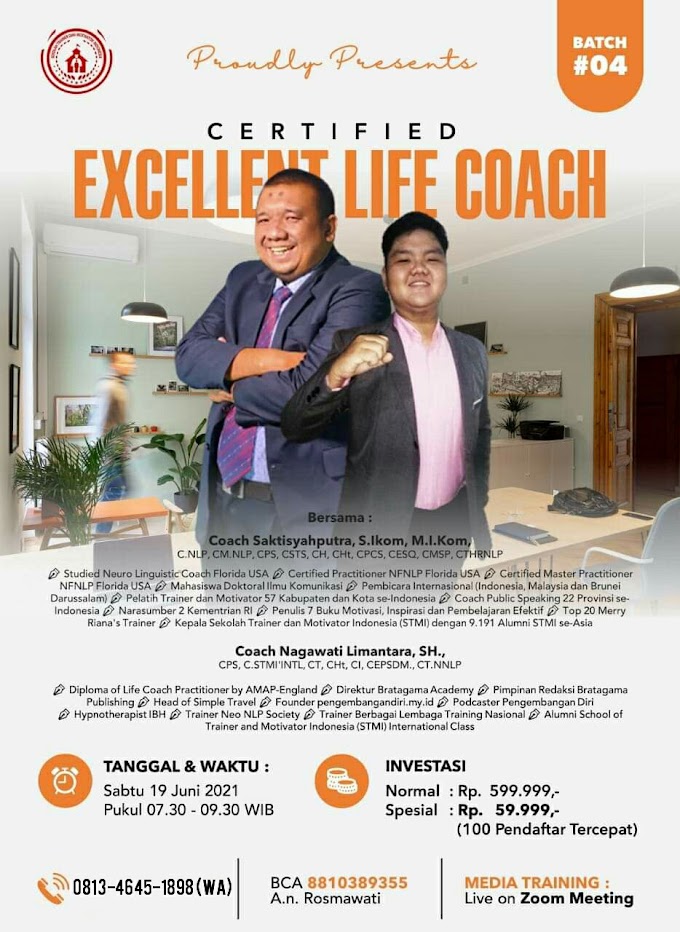 Gelar Non Akademik Certified Excellent Life Coach