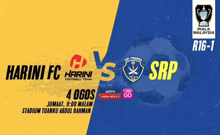 Siaran Lansung Harini Selangor FT vs Sri Pahang Piala Malaysia 2023 R16-1