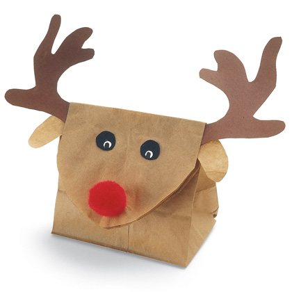 Paper Bag Reindeer 2