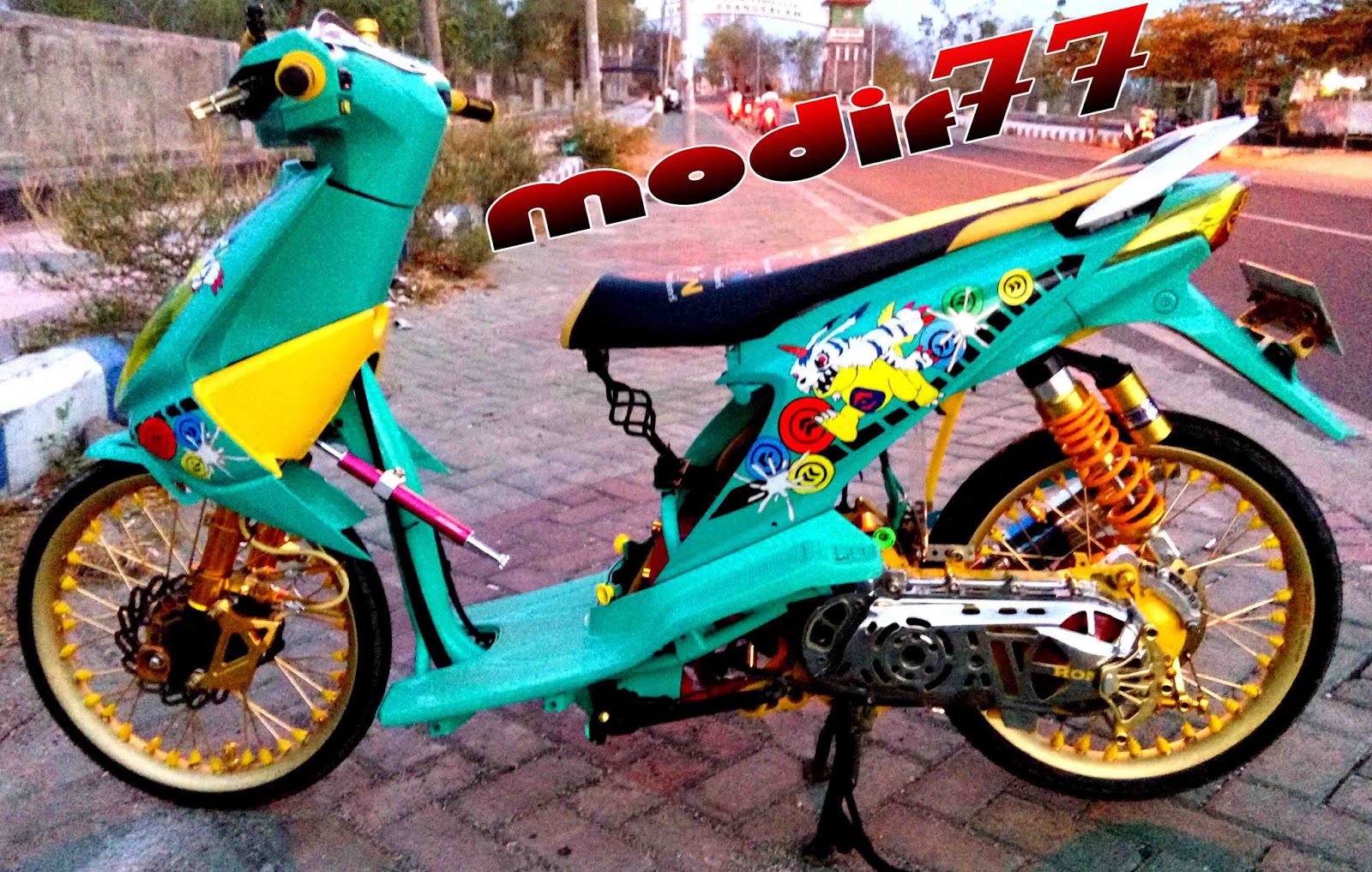 59 Modifikasi Beat Doraemon Terbaik Tang Motor