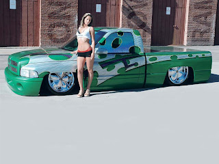 hot girl and car wallpaper