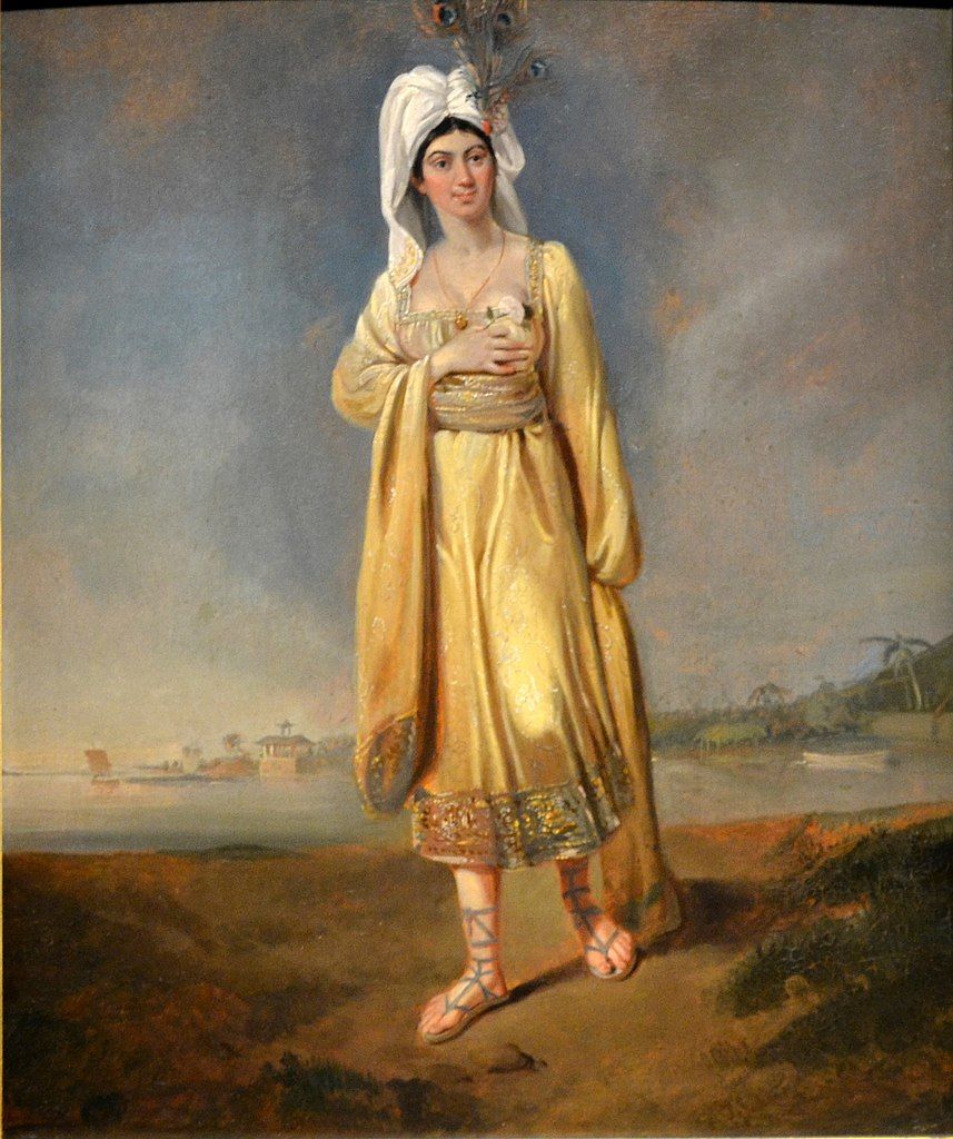 A painting of Princess Caraboo by Edward Bird