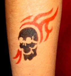 Tattoo Designs With Image Design Skull Tattoo And Flame Tattoo Picture 3