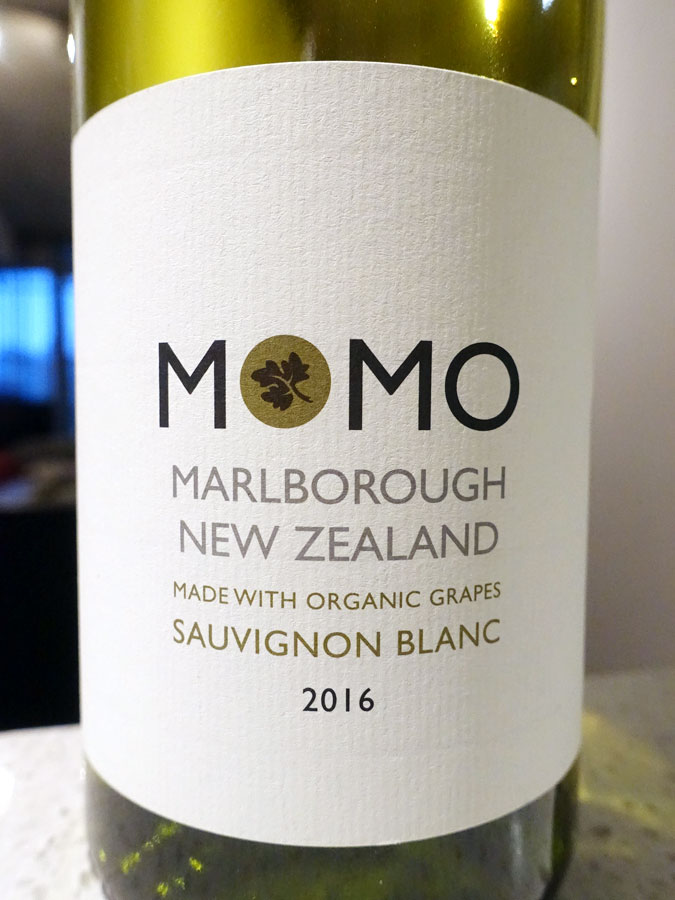 Momo Organic Sauvignon Blanc 2016 (90 pts)