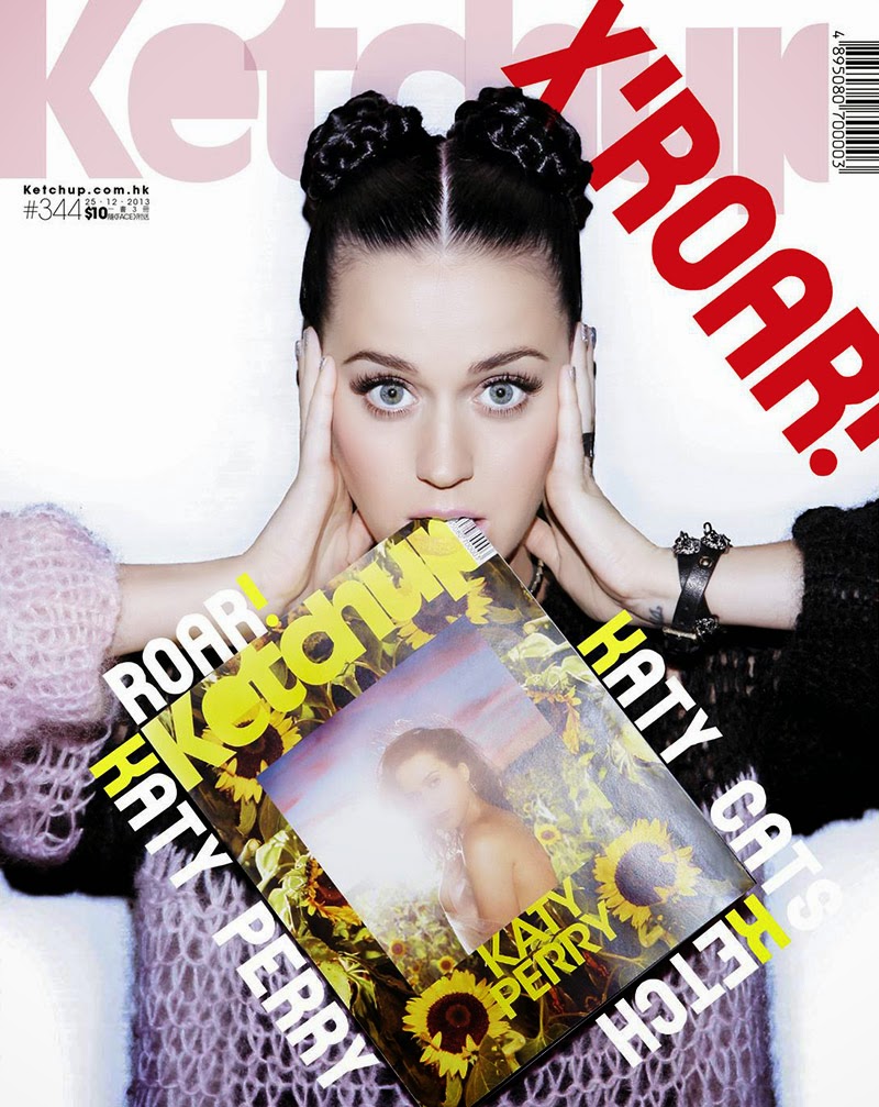 Magazine Cover :Katy Perry Magazine Photoshoot Pics Featured on Ketchup Magazine December  2013