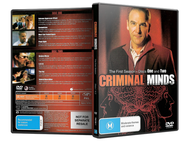 Capa DVD Criminal Minds The First Season