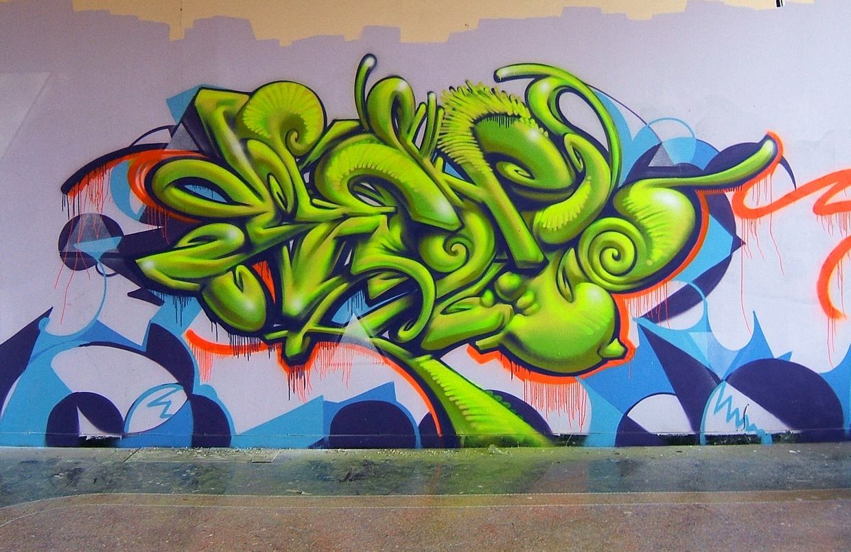 New Grafity Art Image: Graffiti bubble gt;gt; Kaso and Senso Graffiti art