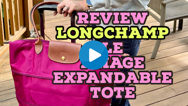 longchamp le pliage travel bag expandable